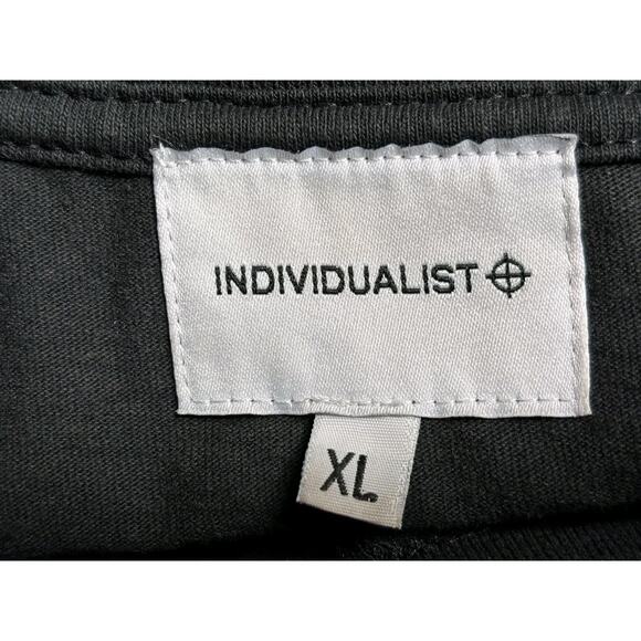 Individualist T Shirt Mens Size XL Black Print Works Crewneck Street Tee - Picture 3 of 5
